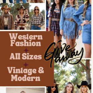 LIVE NOW!!! Curated Western Fashion - All the Denim & Western Styles